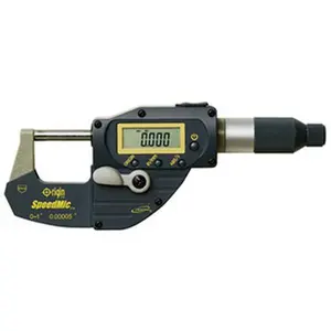iGaging Origin SpeedMic Digital Micrometer, 1-2 in, Absolute Encoding Technology, Always Memorize Origin 0, Data Output Port, IP65 Coolant Proof