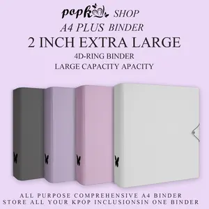 Kpop A4 Plus 2 Inch Butterfly Minimalist Photocard Binder | with 4 Different Type of Inner Pages
