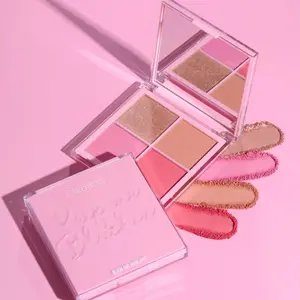 Blush Quad 4-Ever Makeup Cosmetic Radiant Blush Quad 4-Ever Makeup Cosmetic Radiant