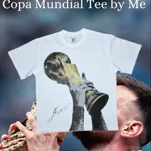 Copa Mundial Tee Shirt (Lionel Messi Edition) Cotton Oversized Top
