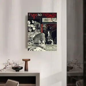 Painting Saga Calligraphy Minimalist Inner Frame Painting Elevate Your Space Light Luxury Inner Frame Decor Create a Premium Home Vibe No Drilling Needed Easy to Hang V-Vinland HD Art Inner Frame