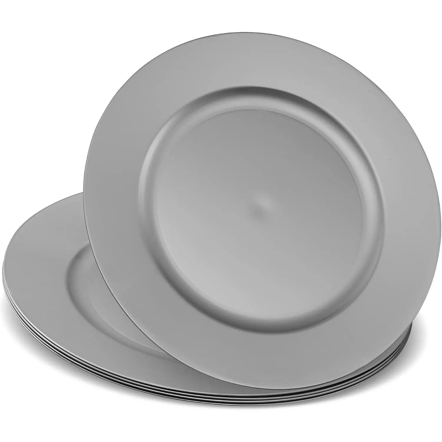 13'' Party Chargers Large Plates & Platters  for  Party's Weddings Tableware  for Serving dish  Pack of 6