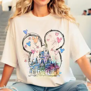 Magic Kingdom Castle shirt For Adult & Youth, Family Vacation Theme Park Shirt, Magical Memories Mama T-shirt, Coquette Bow Aesthetic Mama Tee, Cute Ribbon Bow Trip Outfit, Magical Land Mama Tee, Magical Kingdom Family Trip Outfit
