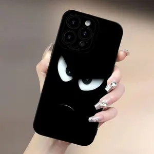 A phone case with a contemptuous expression design, featuring anti-drop and anti-slip TPU full-coverage lens protection. Suitable for iPhone 17, 16, 15, 14, 13, 12, 11, XS, X, Samsung, and other series models. Makes a great gift for friends or family.
