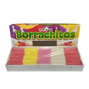 SABROSOS Borrachitos Mexican Traditional Sweet Treats, 50 Pieces, 0.35 oz Each Snack Candy candy Chewy Sugar