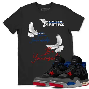 Unisex T-shirt to match Jordan 4 Rare Air - Free Yourself Be Yourself. 100% Cotton for Casual Wear. Comfortable Summer Unisex T-Shirt to match Jordan Sneaker. Streetwear Style. urban outfitters