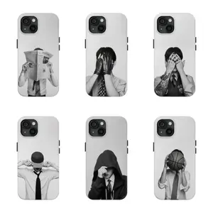 Kpop Photocard Holder Phone Case for iPhone 17 16 15 14 Pro Max Plus Cute Idol PC Deco Frame Star Ribbon Kawaii Y2K Girly Hard Shockproof Cover