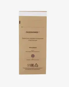 FACESHOWES Self-Sealing Kraft Paper Pouches for Dry Heat Sterilization