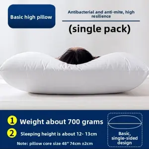 Soft Polyester Fiber Pillow Insert, Ideal Home Decor & Furniture Accessory, Durable and Comfort Enhancing, Perfect for Living Room