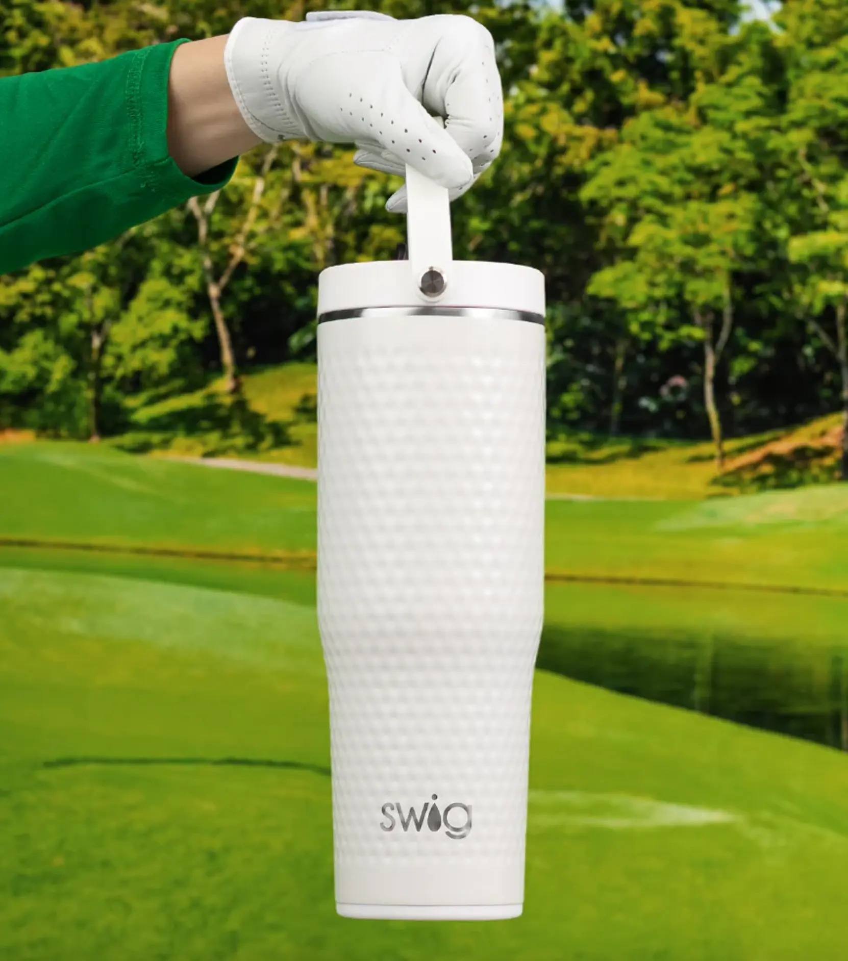 White Golf Ball Leakproof To-Go Tumbler 30oz