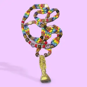 Santa Muerte Mazo 7 powers gold detail