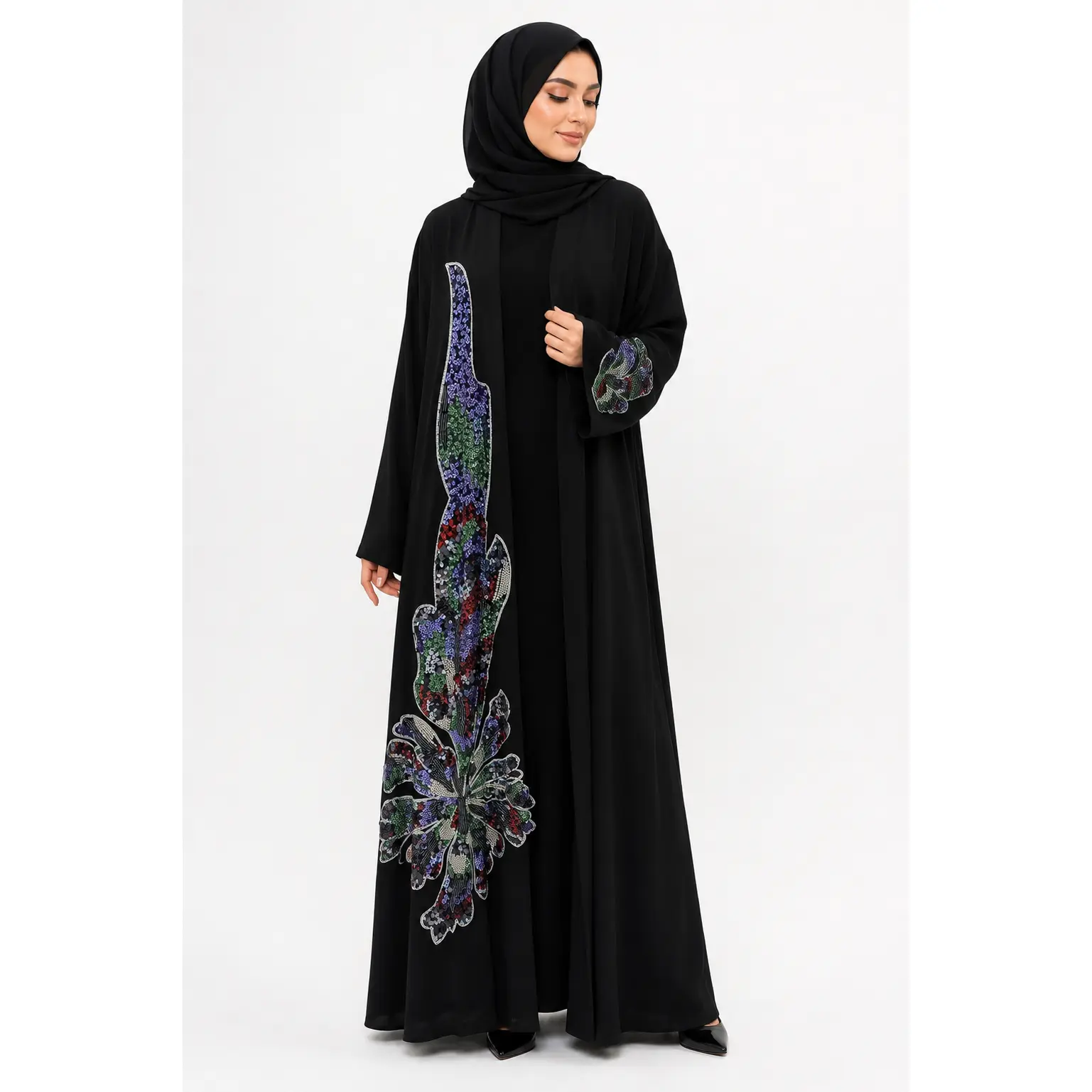Medina Mosaic Abaya - Open Abaya