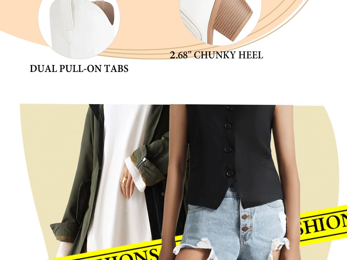 Reitoye Cowboy Boots for Women Embroidery Western Cowgirl Knee High Chunky Heel Boots with Pull-Up Tabs Reitoye Cowboy Boots for Women Embroidery Western Cowgirl Knee High Chunky Heel Boots with Pull-Up Tabs