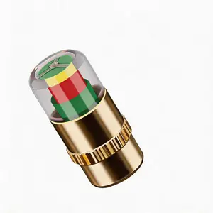 4PCS Automotive Wireless Tire Pressure Monitoring Caps - External Pressure Detection Gauges with Warning Function, Hand Tools Accessory