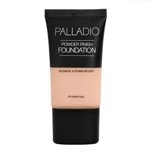 Palladio Powder Finish Foundation for All Skin Types, Sheer-to-Medium Coverage
