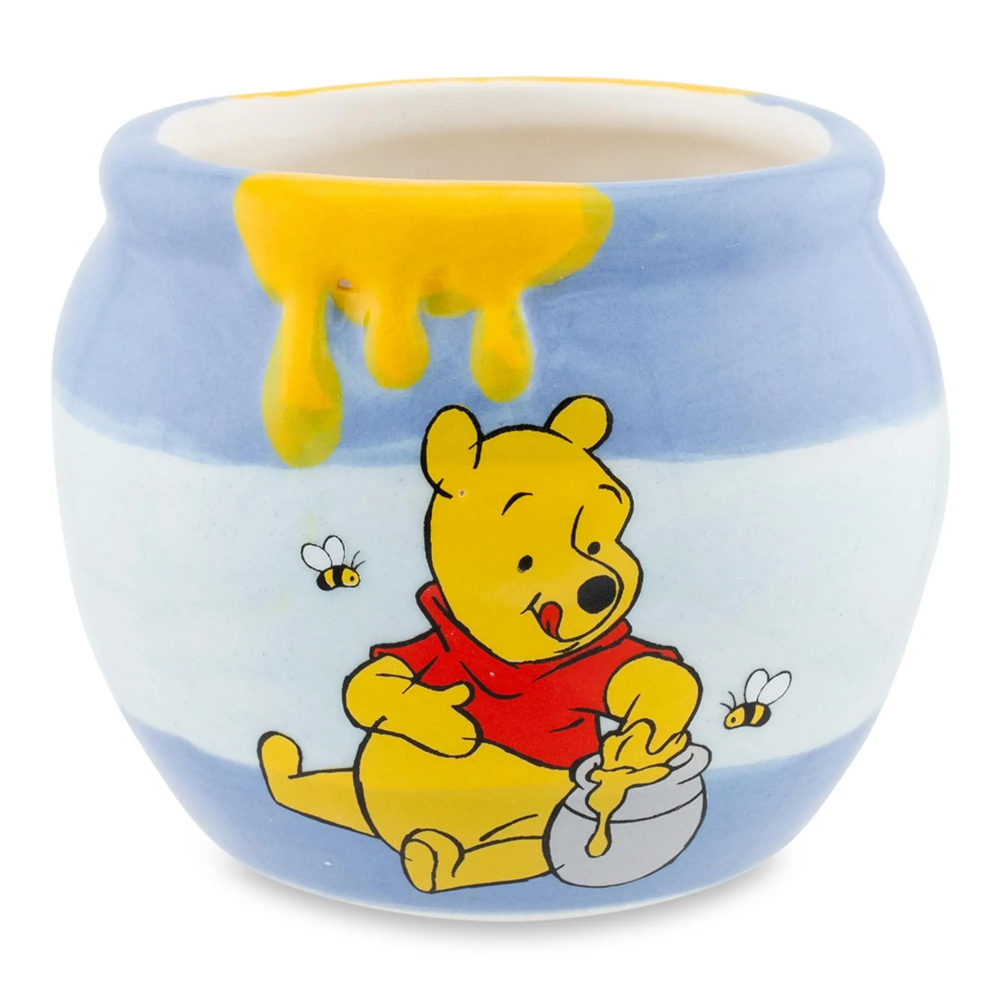 Disney Winnie the Pooh Hunny Pot Sculpted Ceramic Mini Cup | Holds 2 Ounces Disney Winnie the Pooh Hunny Pot Sculpted Ceramic Mini Cup | Holds 2 Ounces