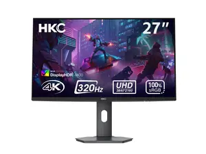 HKC G27M7Pro 27" IPS Mini LED Gaming Monitor UHD 160Hz / FHD 320Hz(Dual mode) 1ms DIC HDR1400 98% DCI-P3 HAS Stand USB-C 90W 1x1.4 DP+2x 2.1HDMI