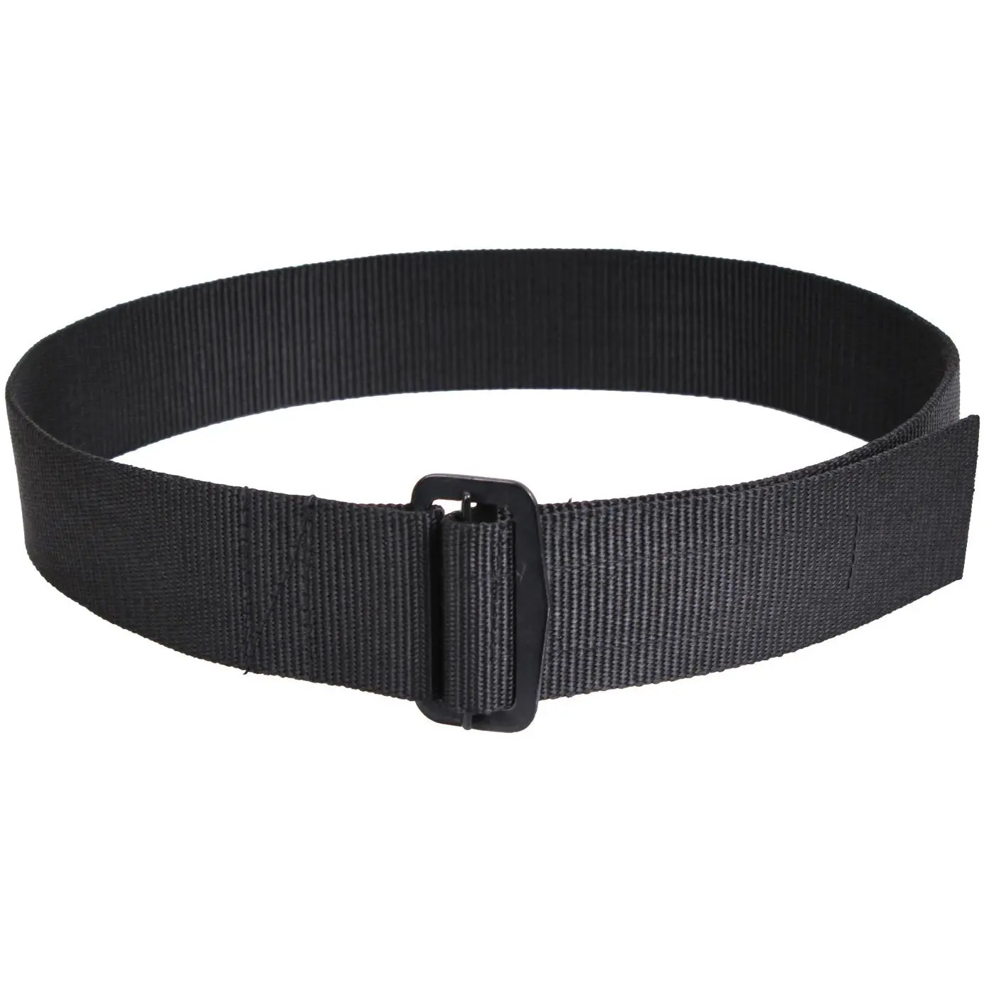 Black Outdoor Tactical Riggers Belt, Heavy-Duty Military Duty Belt with Metal Buckle (1.75" Width), Outdoor Tactical Belt