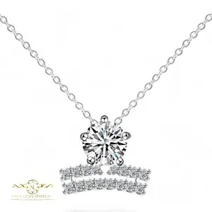 Libra Moissanite Zodiac Necklace By Naya - Linn Jewelry