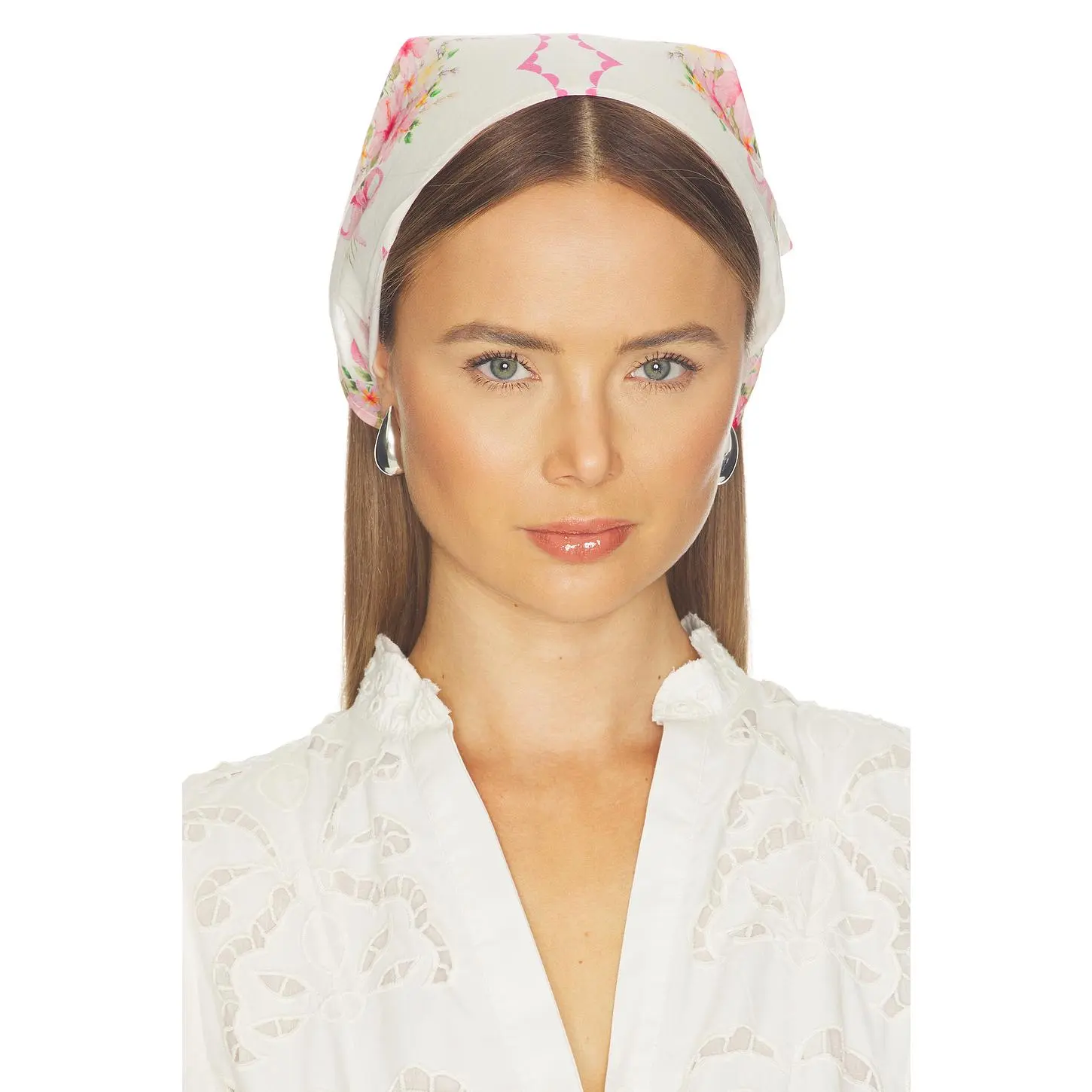 For Love & Lemons Lillian Bandana in White