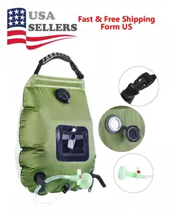 Solar Shower Bag 5 gallons/20L Solar Heating Camping Shower Bag for Camping