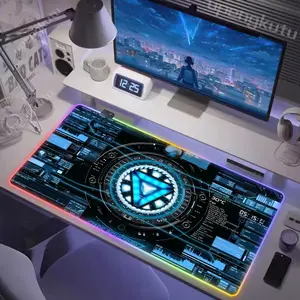 Mans of steel iron hero  Mouse Pad Anti-slip rubber base, high-definition mouse pad suitable for PCs, computers, and workspaces - an ideal gift for gamers and anime fans - a sturdy and durable work or play mat for tech enthusiasts.