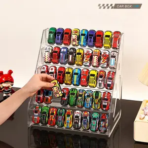 Alloy toy car storage rack, multi-layer display stand for 1:64 scale model cars