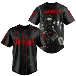Slipknot Heavy Metal Streetwear Baseball Jersey For Alternative Fashion Lovers HY1906