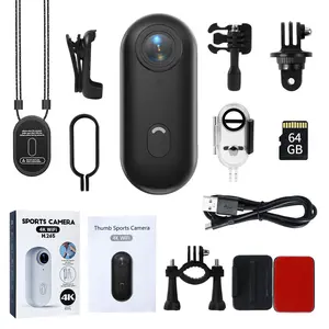 NUISK mini wearable body camera with 64G memory card. Controlled via Wi-Fi mobile APP, it is perfect for vlogging, traveling, fishing and pet walking. Compact and portable, limited new store offer on TikTok Shop.