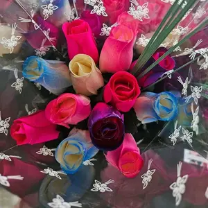 Wooden Rose Bouquets 12Ct