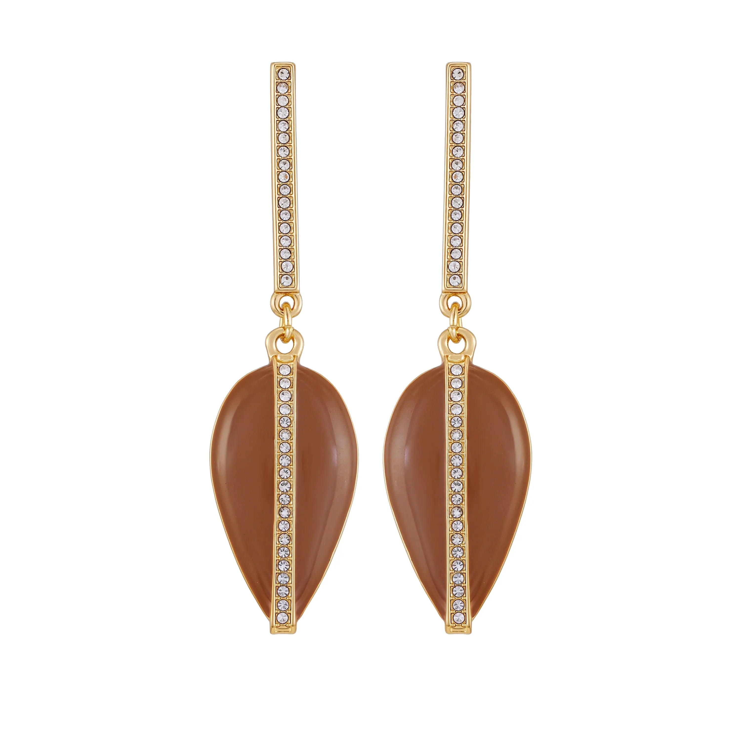 Vince Camuto Gold Tone Drop Earrings