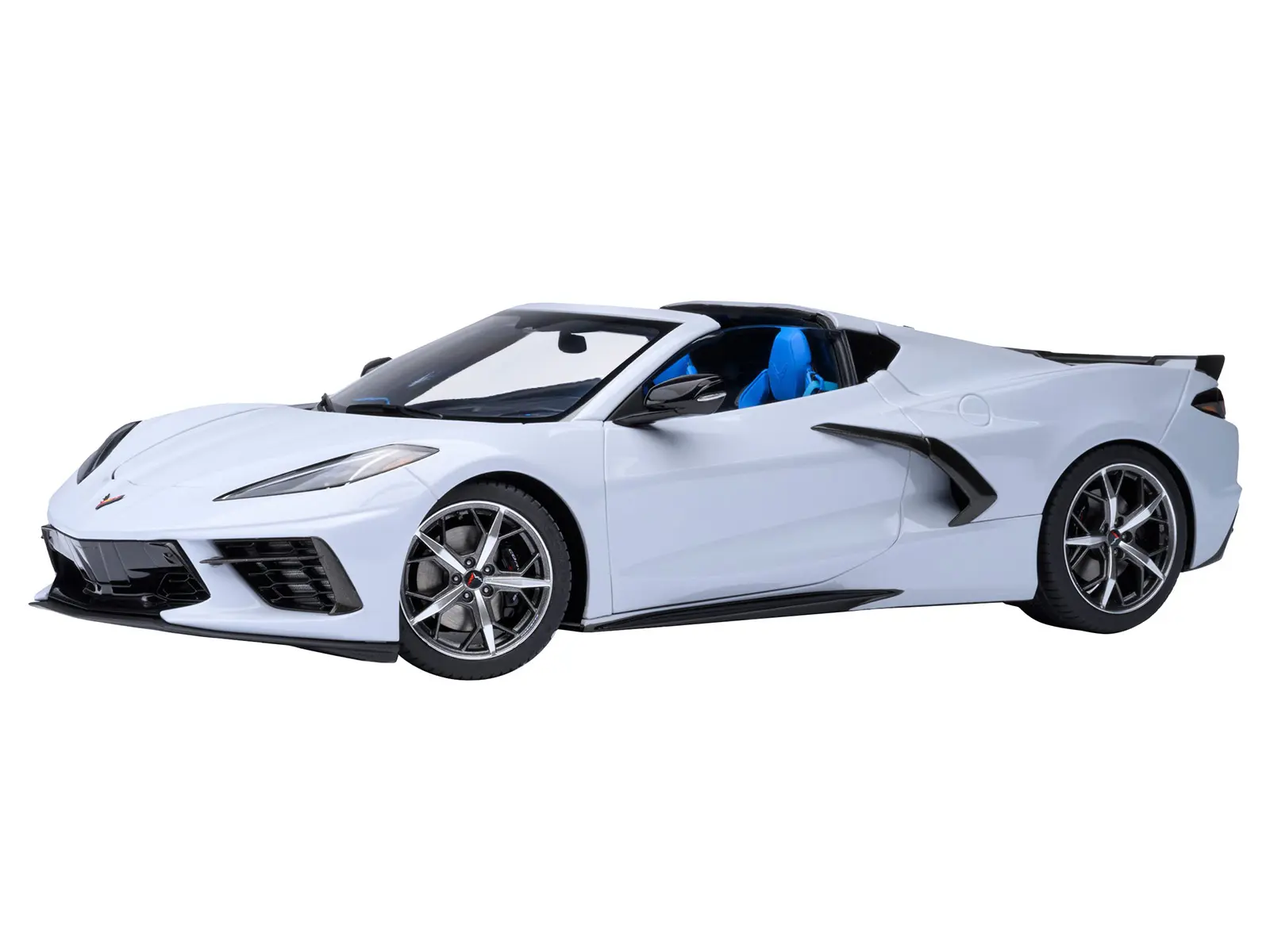 2020 Chevrolet Corvette C8 Stingray Ceramic Matrix Gray Metallic 1/18 Model Car by Autoart