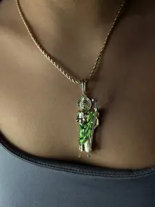 Saint Patrick Catholic Saint Pendant Necklace for Men and Women