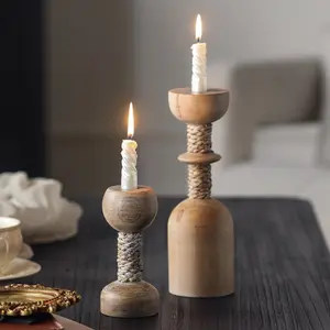 Retro Chandelier-Style Candle Holder, American-Style Candle Stand, Studio Shooting Props, Aged Decorative Items, Fireplace Decoration