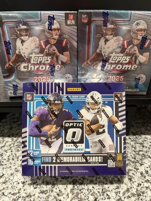 2 Chrome Mega Boxes + 1 Optic Hobby Preferred Box Pick Your Team