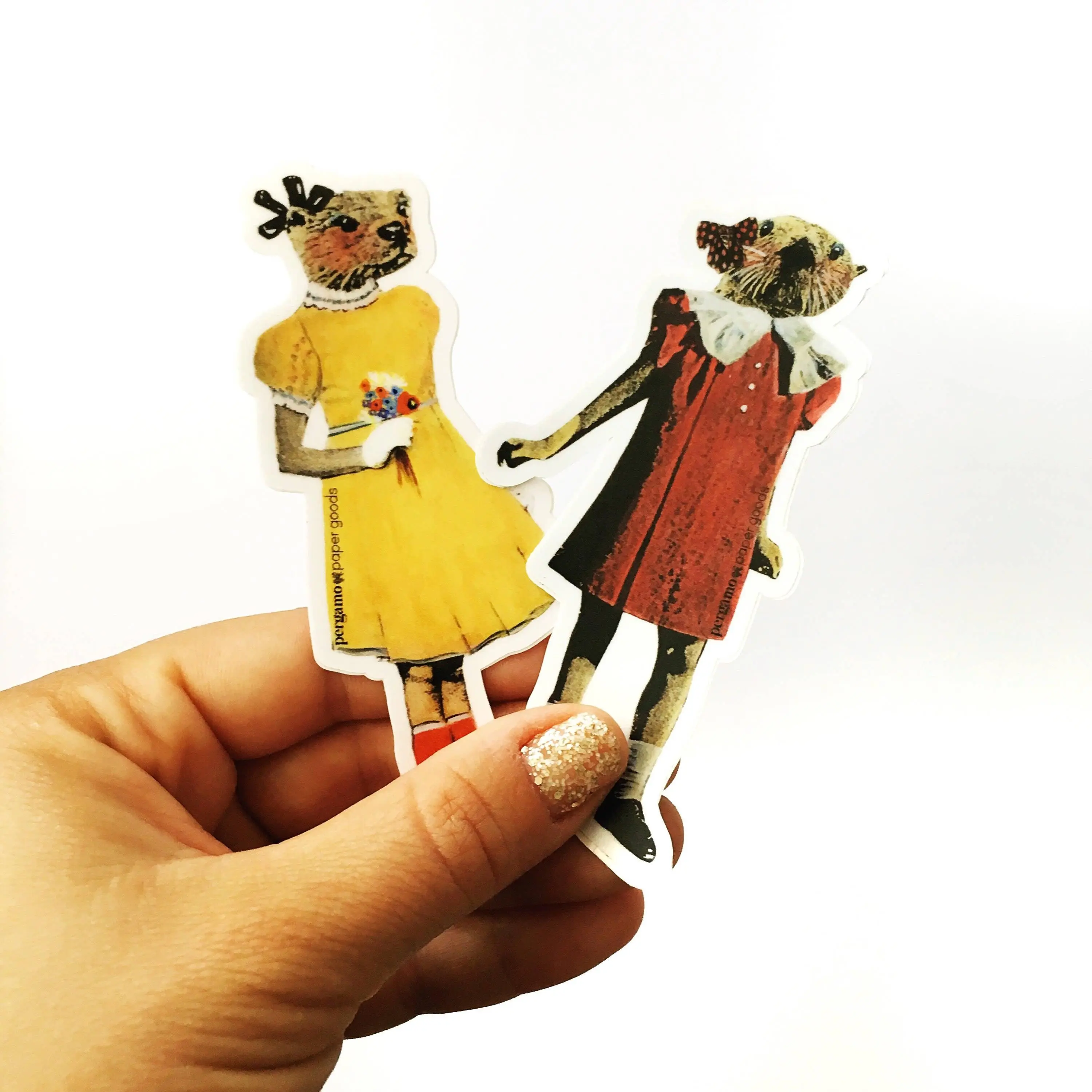 Otter Sticker Set - River Otter and Sea Otter