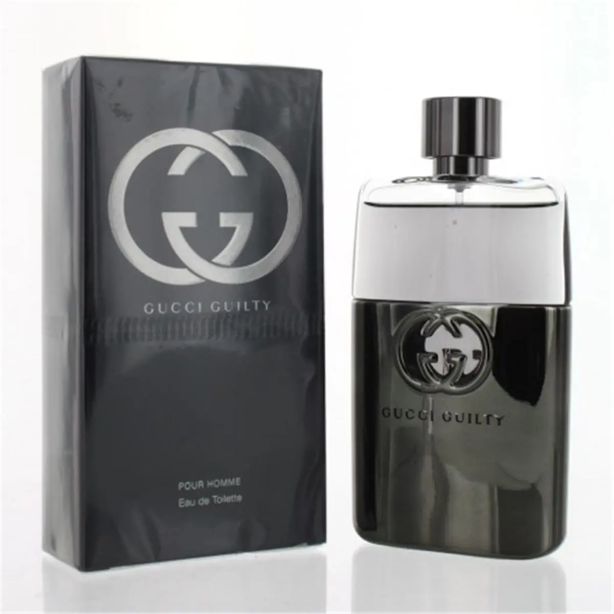GUCCI Guilty Eau De Toilette for Men, Long-Lasting Cooling Fragrance with Refreshing Action, Grooming Spray, 3.0 oz, Cooling Men's Fragrance