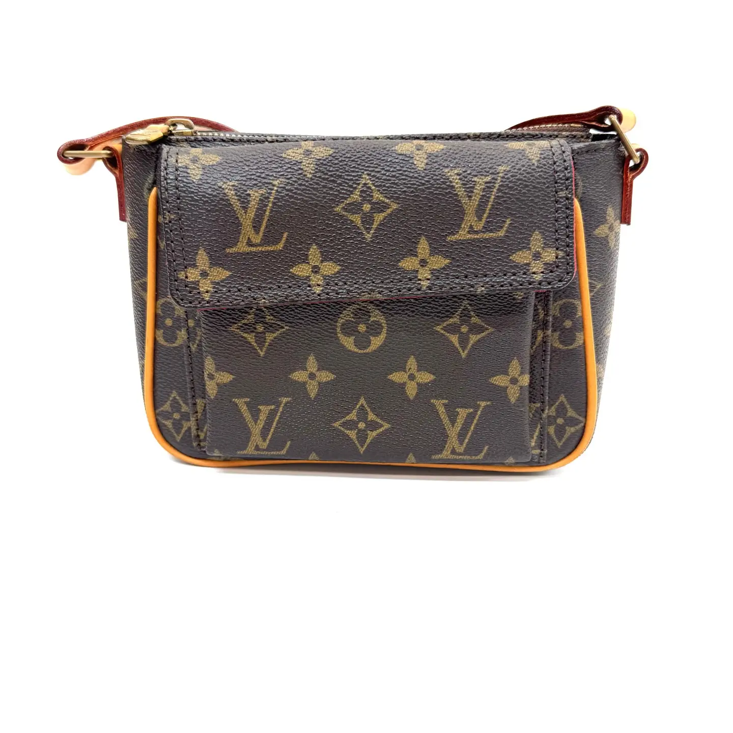 Pre-owned Louis Vuitton Vintage Monogram Small Flap Bag Base Length 18cm N24186710 hdzwx
