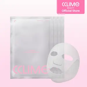 [CCLIME OFFICIAL] CoreSet V Lift & Revive Mask, Peptide & Collagen Lifting Sheet Mask for Face & Jawline Firming, Deep Moisturizing Dual Layer Tightening Mask, Korean Skin Care (1.18 Fl Oz x 4 Sheets)