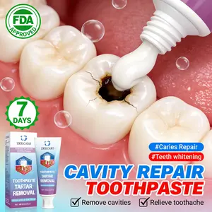 ZKRICARO Cavity Repair Toothpaste, FDA certified toothpaste – repairs cavities, removes plaque and tartar, and relieves tooth sensitivity. Peppermint Strengthen Enamel