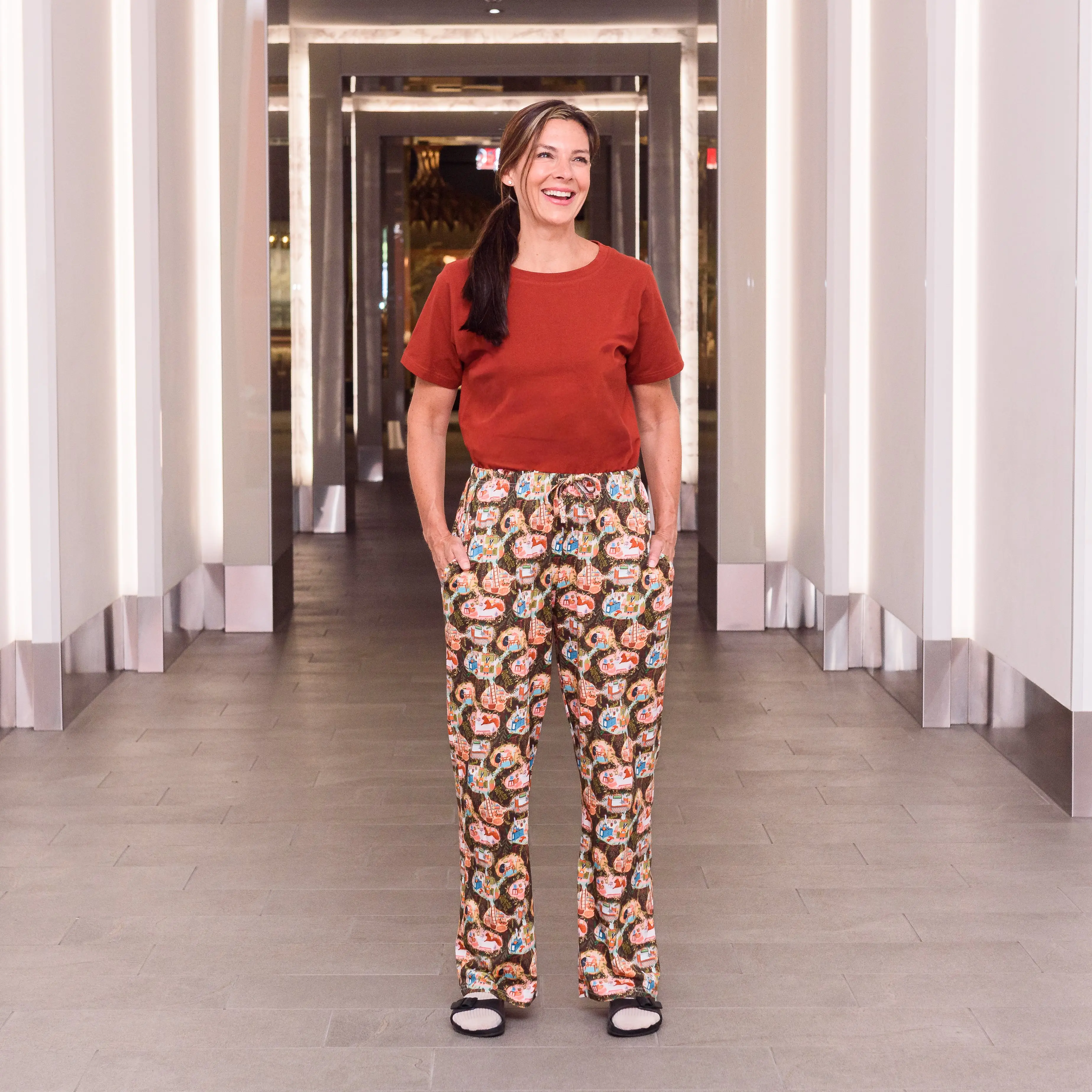 Woodland Retreat Lounge Pants with Pockets