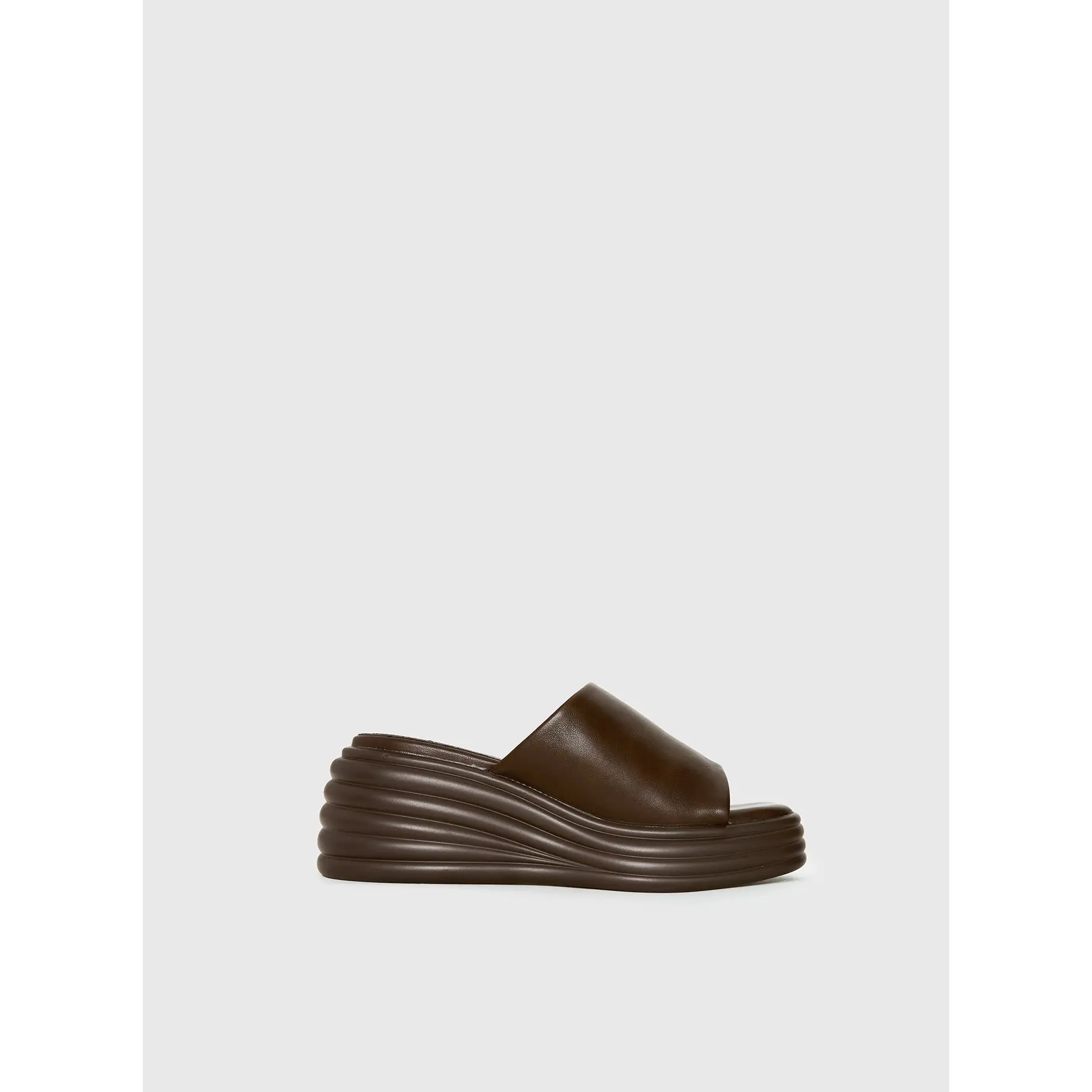 Therapy Flaunt Platform Sandals Brown