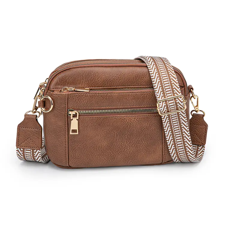Trendy Vegan Leather Crossbody Bag for Women, Small Purse with Wide Adjustable Strap, Waterproof Shoulder Bag for Everyday Travel, Purses Crossbody Bag, Checkered Crossbody Bag
