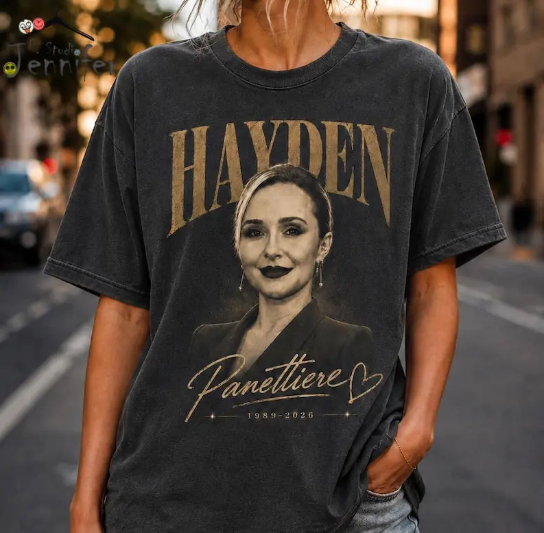 Comfort Colors Hayden Panettiere Memorial Shirt, Hayden Panettiere Tribute Tee, Actress Memorial Tee