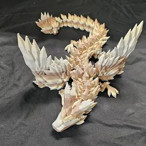 20" Cinderwing Winged Chrystal Dragon. come in multiple colors. Decor Ornaments