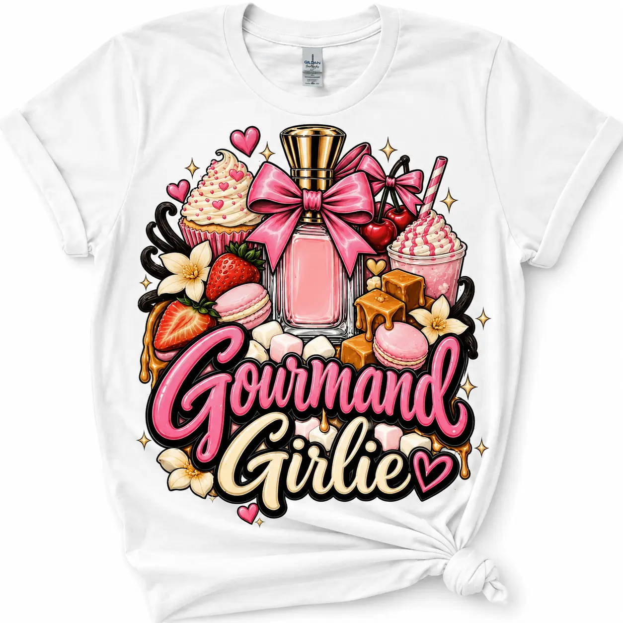 Gourmand Girlie Graphic Sublimation T- Shirt