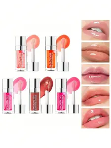 Moisturizing And Hydrating Five-Color Lip Oil - Long-Lasting Shine, Essential Lip Care, Multi-Color Enchanting Lip Care