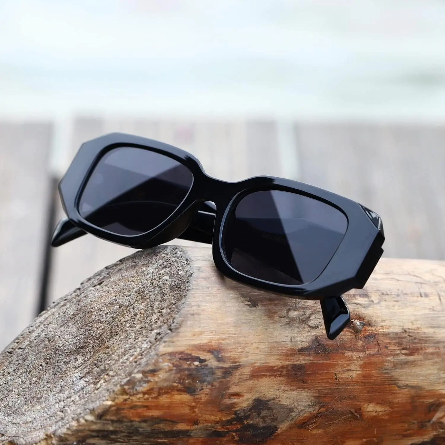 Unisex Y2K Retro Sunglasses, Fashion Rectangular Frames for 