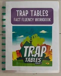 TRAP TABLES Fact Fluency 1-12 Multiplication Workbook PAGES LAMINATED