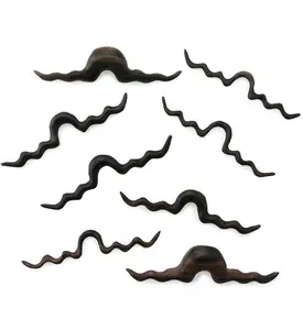 Scraggler Mustache Areng Wooden Septum Bar